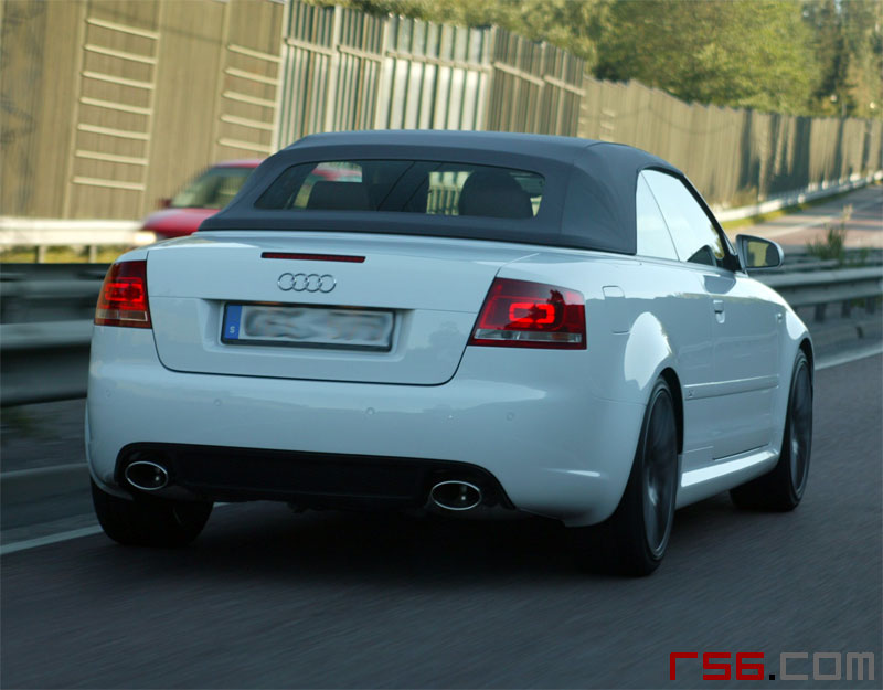 Audi RS4: Ibis white Audi RS4 delivered in the US. Watch more TV.
